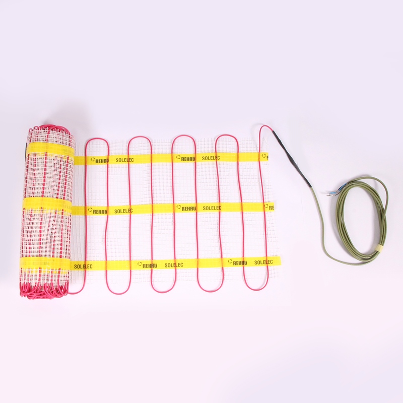 Мат греющий двужильный 160Вт/м2 на полимерной сетке REHAU 0,5x5м 215481 - Вид №3