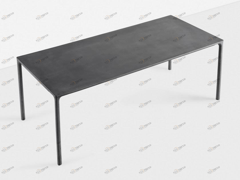 Kristalia Прямоугольный бетонный стол sun-id-1398740