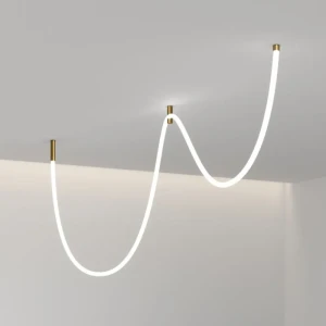 Светильник подвесной светодиодный «Full Light Minimal» 7 м² нейтральный белый свет цвет латунь