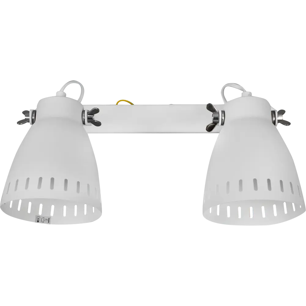 Бра New York WL-428-2 1xЕ27x40 Вт, металл, цвет белый CAMELION STLM-2162519