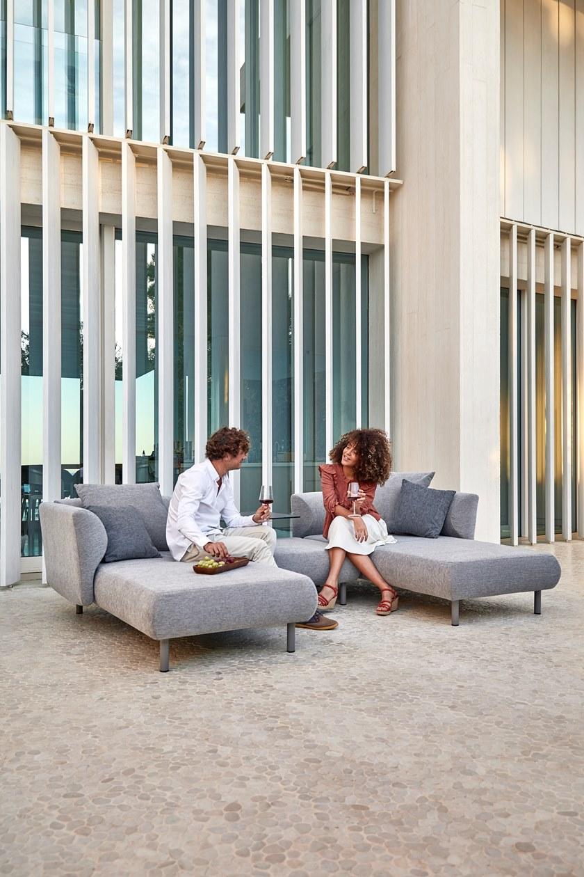 MUSOLA 3-х местный модульный садовый диван из ткани Salinas sun-id-1461845 - Вид №4