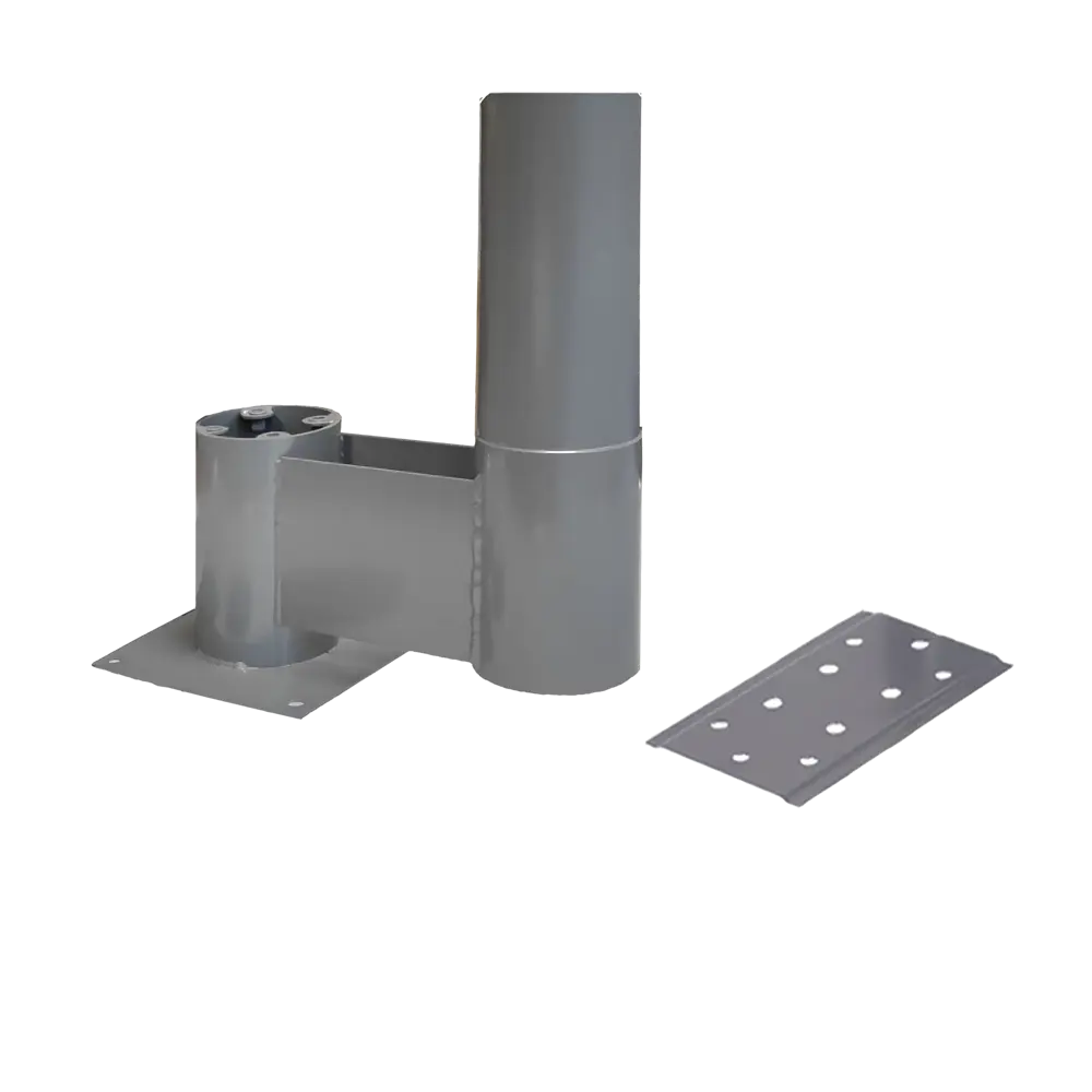 Комплект верх/низ Стамет 225 мм сталь цвет алюминий Santreyd STLM-2035373 - Вид №1