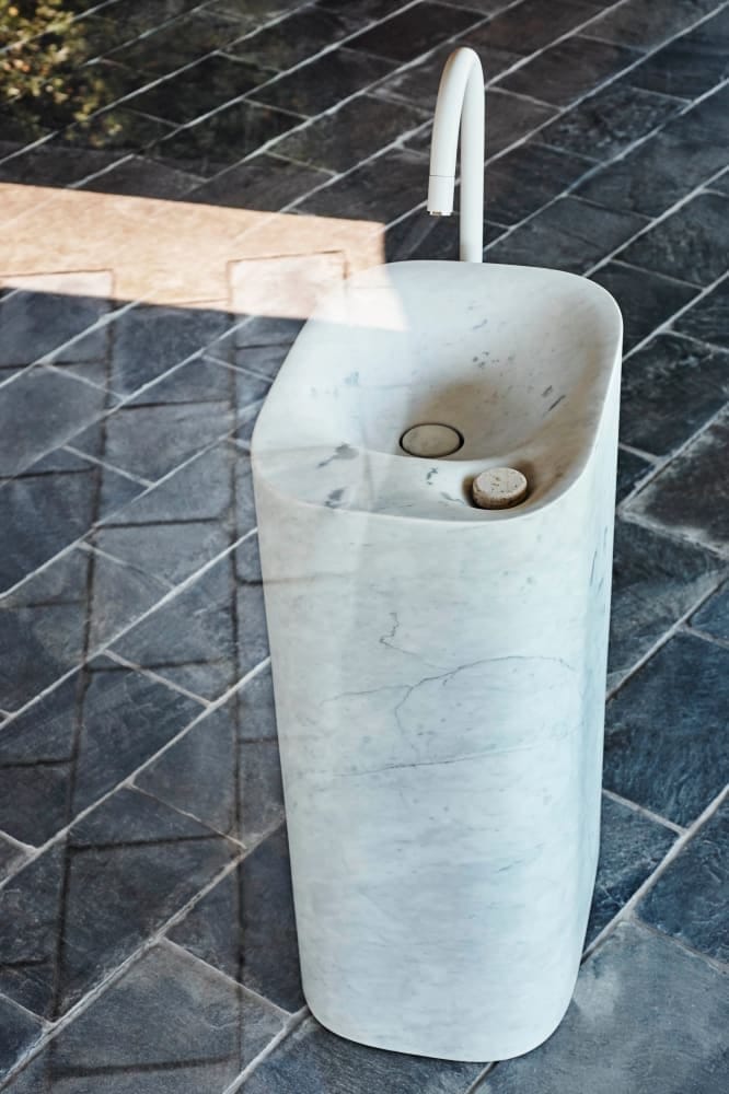 Латунный напольный дозирующий носик для умывальника Agape Fez 2 ARCH-00103703 - Вид №2