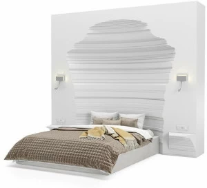 DWFI Высокое изголовье из акрилового камня со встроенной подсветкой  00002421