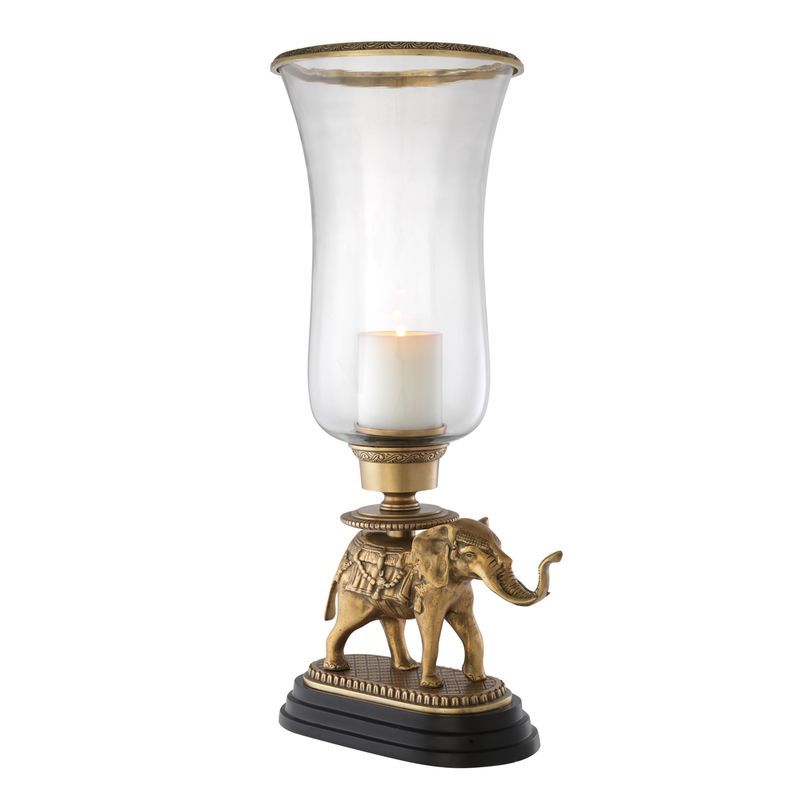 Подсвечник металлический золотистый Elephant от Eichholtz EICHHOLTZ EICHHOLTZ 060288 Золото  - Вид №1