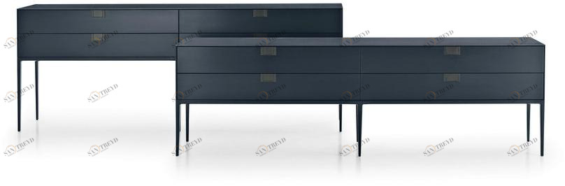 Maxalto Буфет из лакированного дерева с ящиками Alcor sun-id-1366871