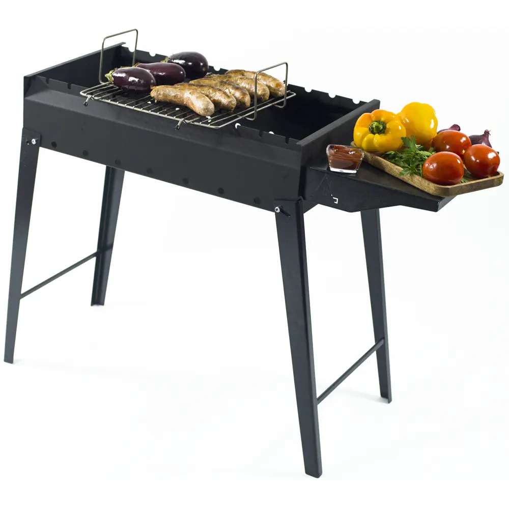 Мангал Дачный сезон Турист Т-60 82x38x64 см сталь черный Santreyd STLM-2013977 - Вид №5