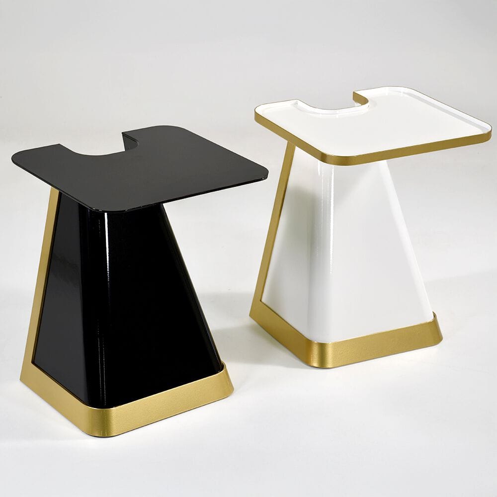 Высокий стальной журнальный столик Vela Arredamenti ALTEA ARCH-00116372 - Вид №2