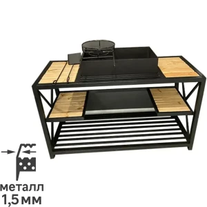 Мангал Дачный сезон Loft M 56x147x85 см