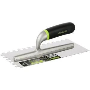 Гладилка нержавеющая сталь Armero A231/290 280x130 мм, зуб 10x10 мм