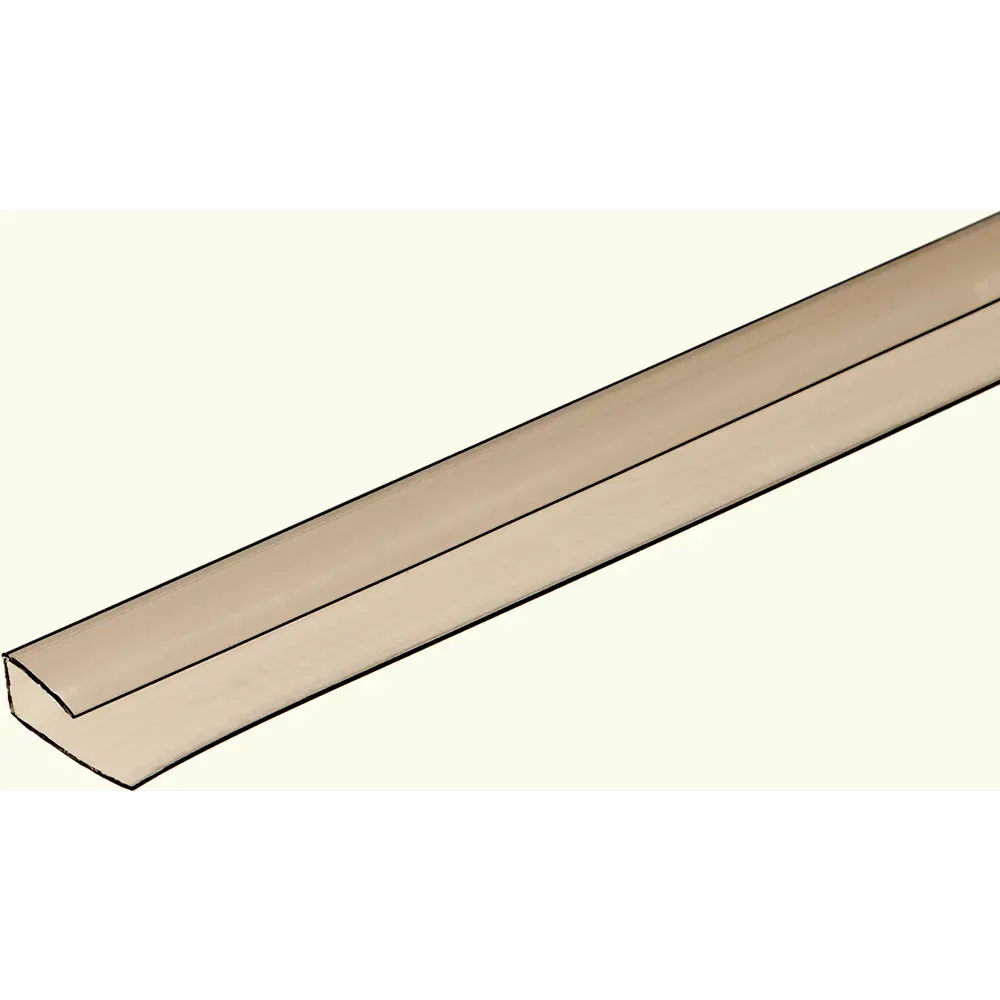 Профиль торцевой для поликарбоната 8 мм 2.1 м терракот Santreyd STLM-2105995