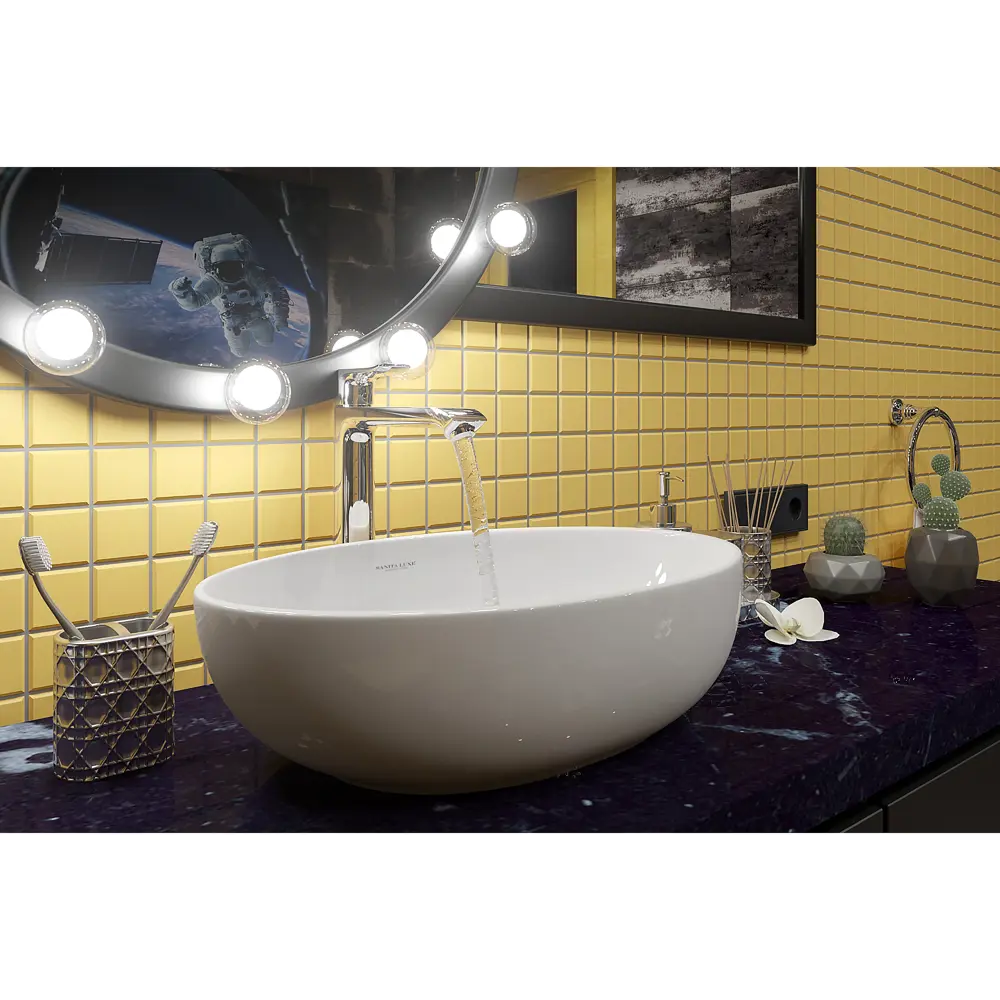 Раковина Sanita Luxe Ringo Slim накладная 53 см 82623926 STLM-2166476 - Вид №3