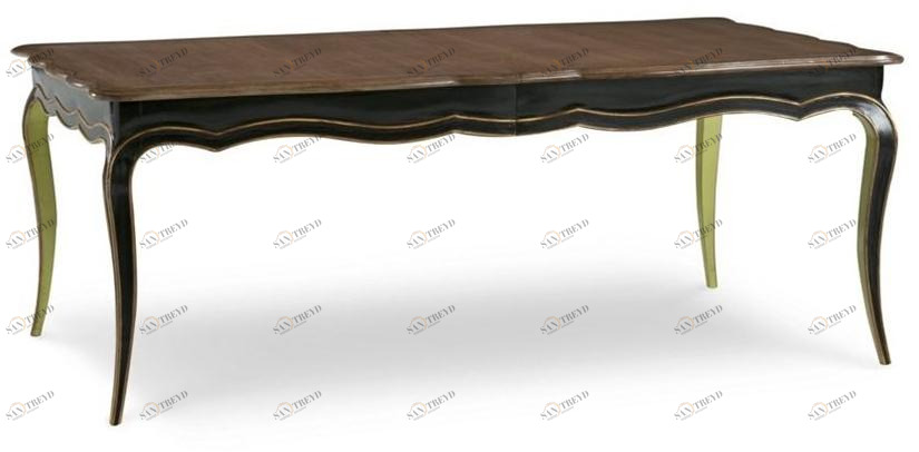 Roche Bobois Прямоугольный раздвижной стол из вишни Nouveaux classiques sun-id-1391345