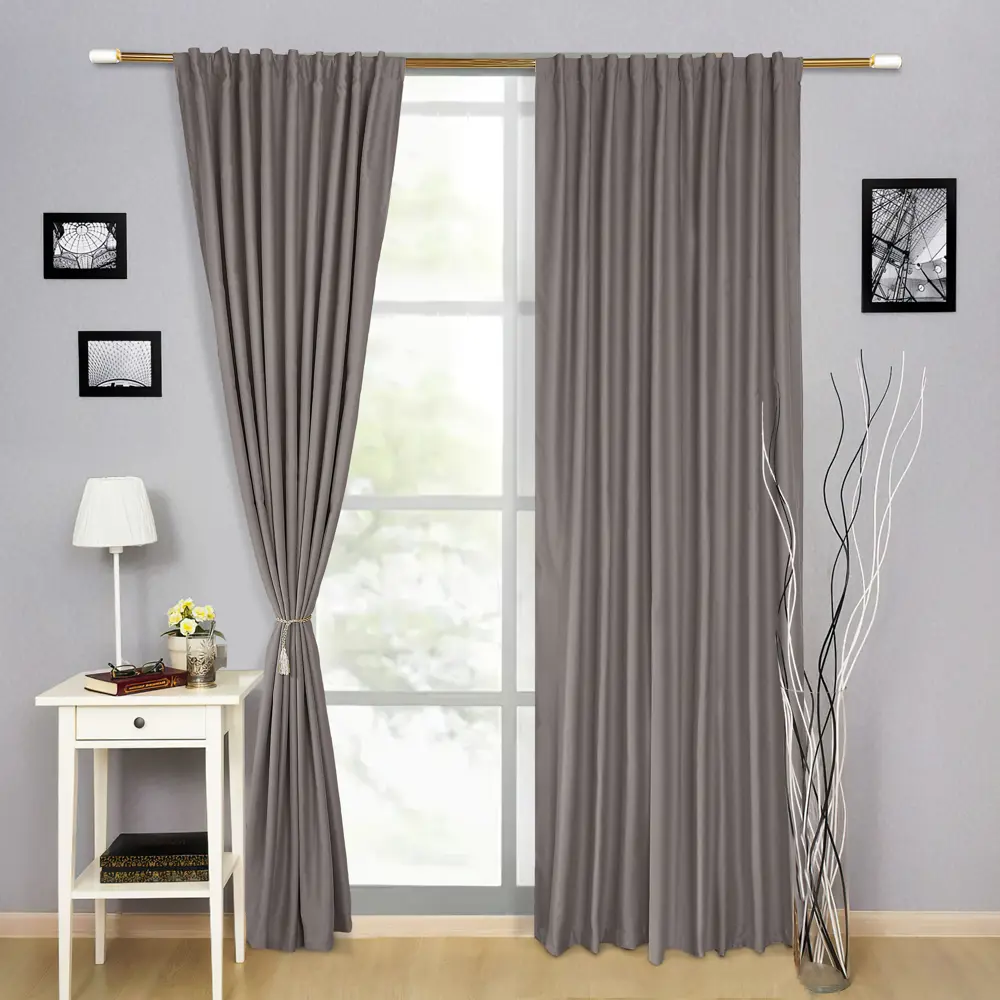 Santreyd Blackout - светонепроницаемая ткань для штор серо-коричневый 89353518 STLM-1042673 - Вид №2