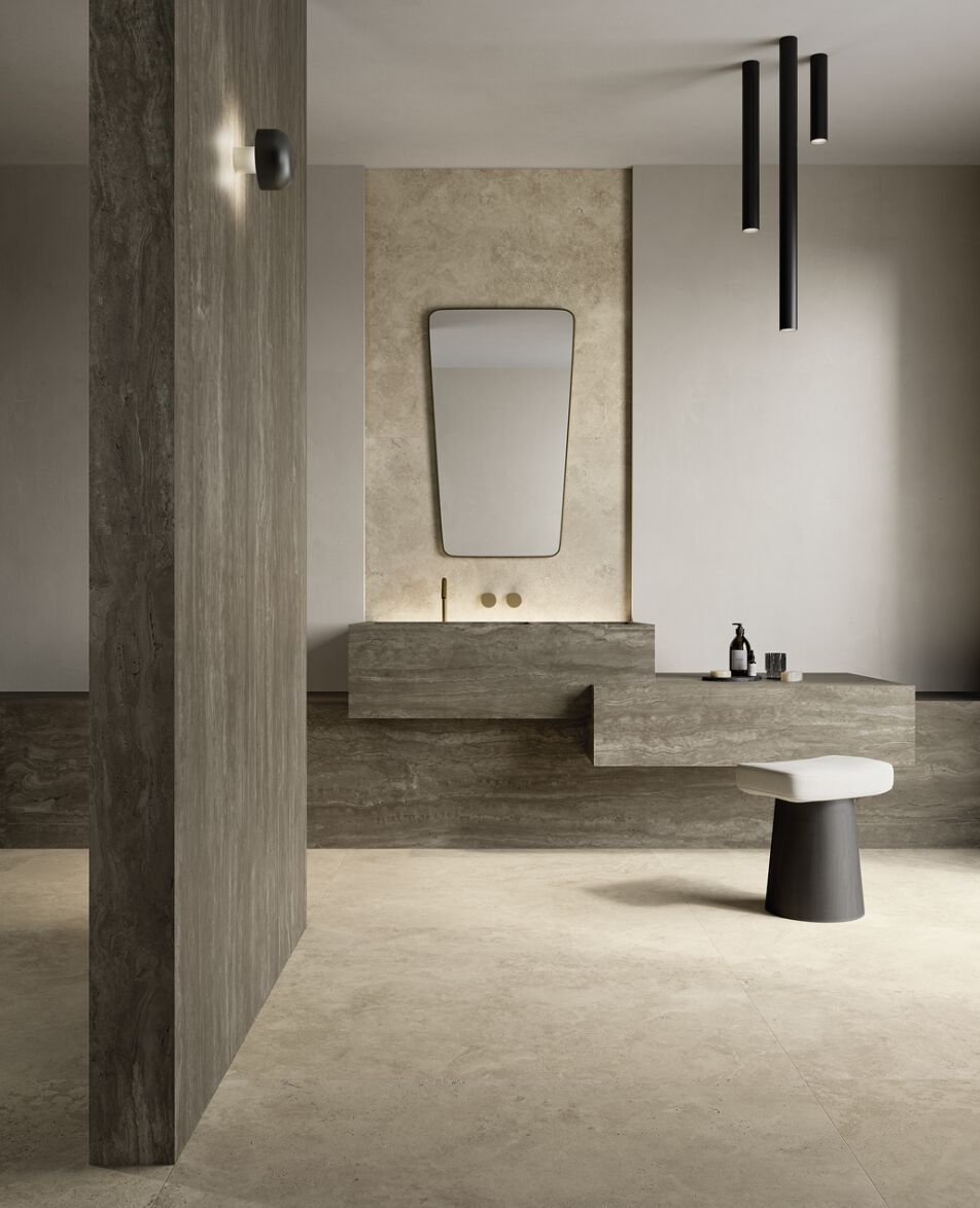 Кухонный топ из керамогранита с эффектом травертина CERAMICA FONDOVALLE MYTOP ARCH-00151570 - Вид №2