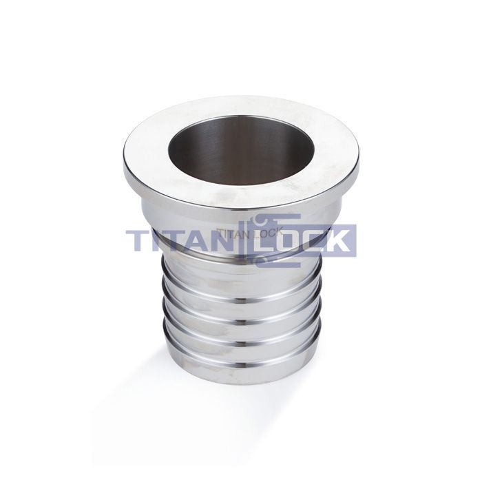 Конический штуцер под рукав SMS 1/4" нерж. 316 TL1/4CONSS-S TITAN LOCK 