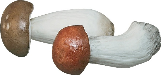 1048750 Klimenkoff Дек-е изделие "Гриб" декор. Фарфор твердый 