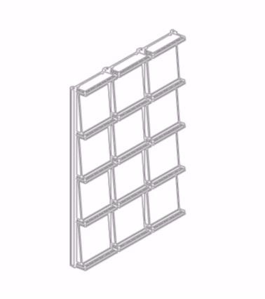 Dieffebi Книжный шкаф open office из металла Bookcases 7em304050 - Вид №4