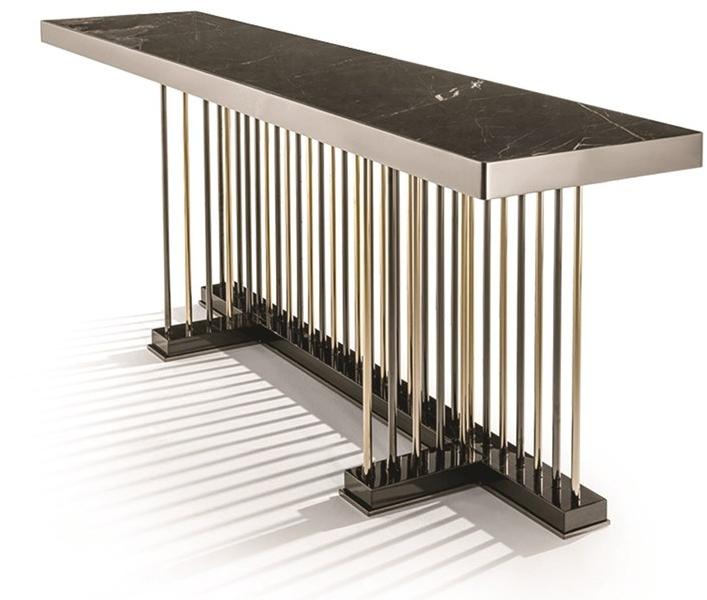 Longhi Прямоугольная консоль из мрамора Loveluxe 2016 – vanity collection Y 725 - Вид №1