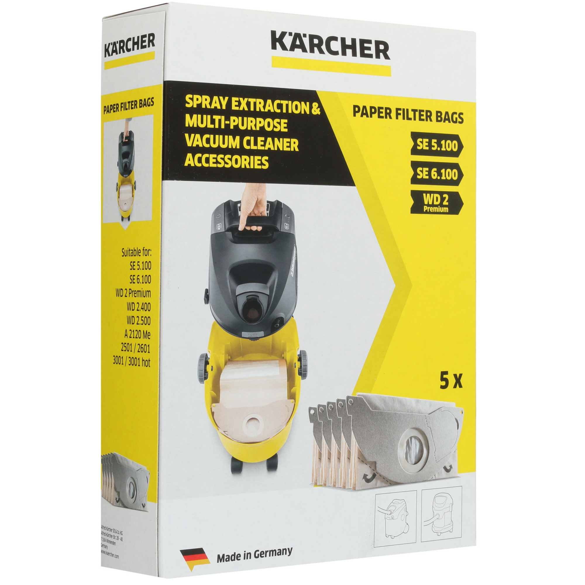1639029 Мешок-пылесборник Karcher 6.904-143.0 STDN-0065157
