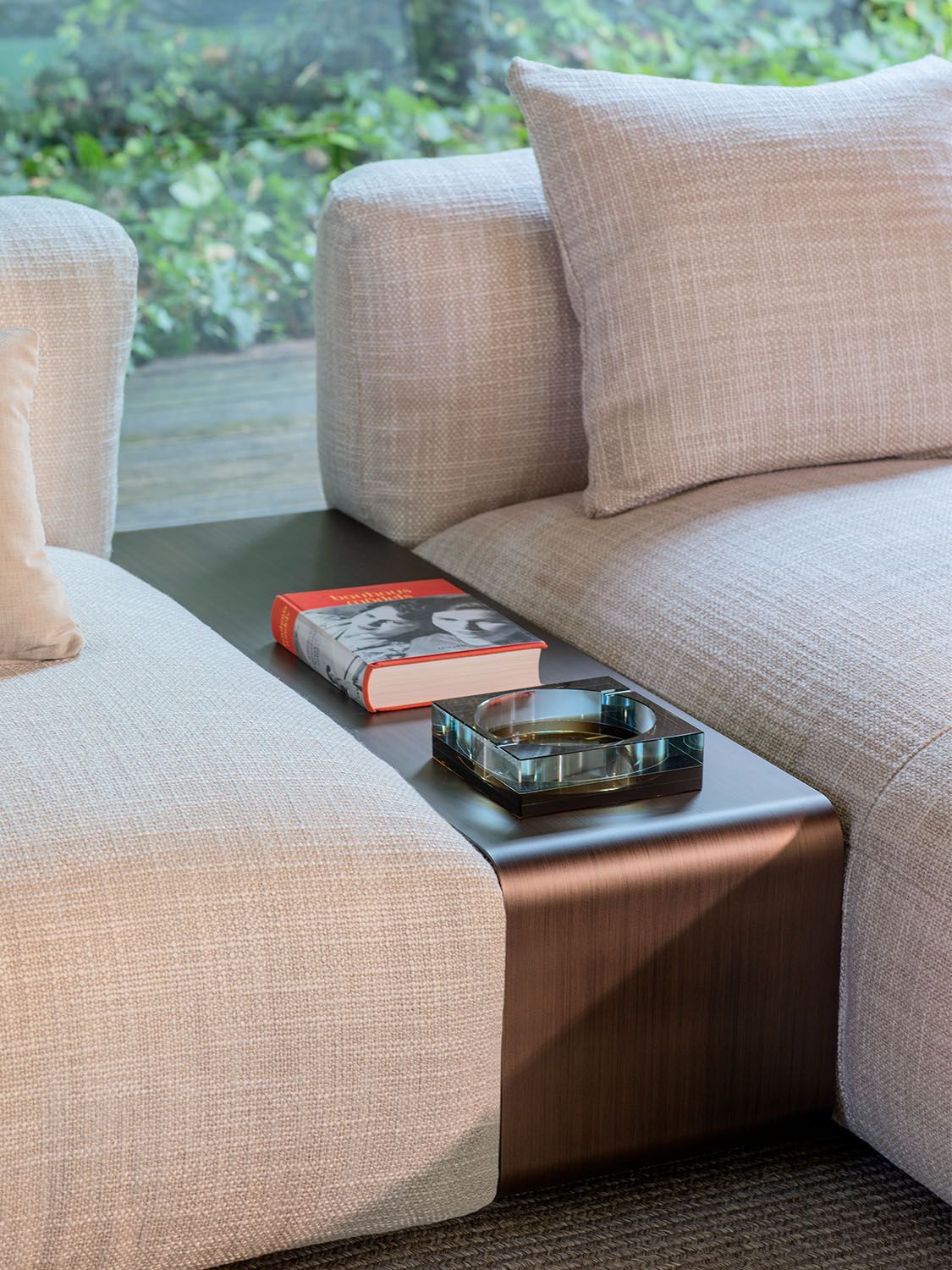 Прямоугольный металлический журнальный столик Flou лист ARCH-00140414 - Вид №11