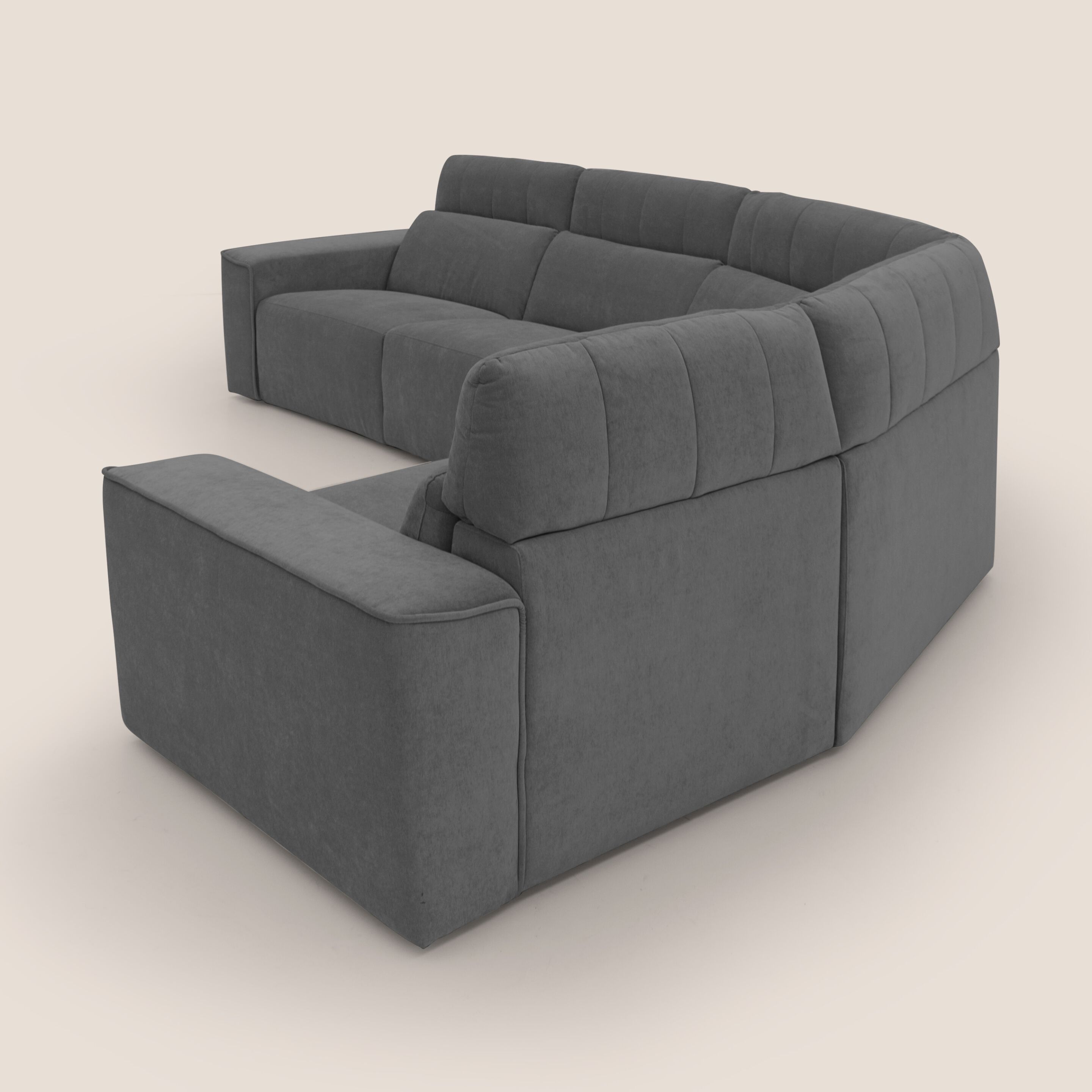 Угловой диван с откидной спинкой из ткани Divani.Store Clark ARCH-00090714 - Вид №175