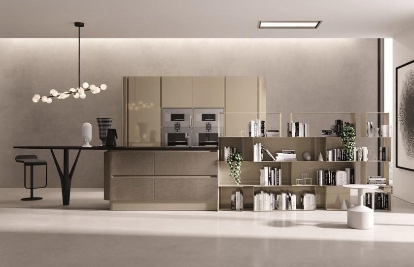 Aster Cucine Лакированная кухня с островом Domina sun-id-1371709 - Вид №3