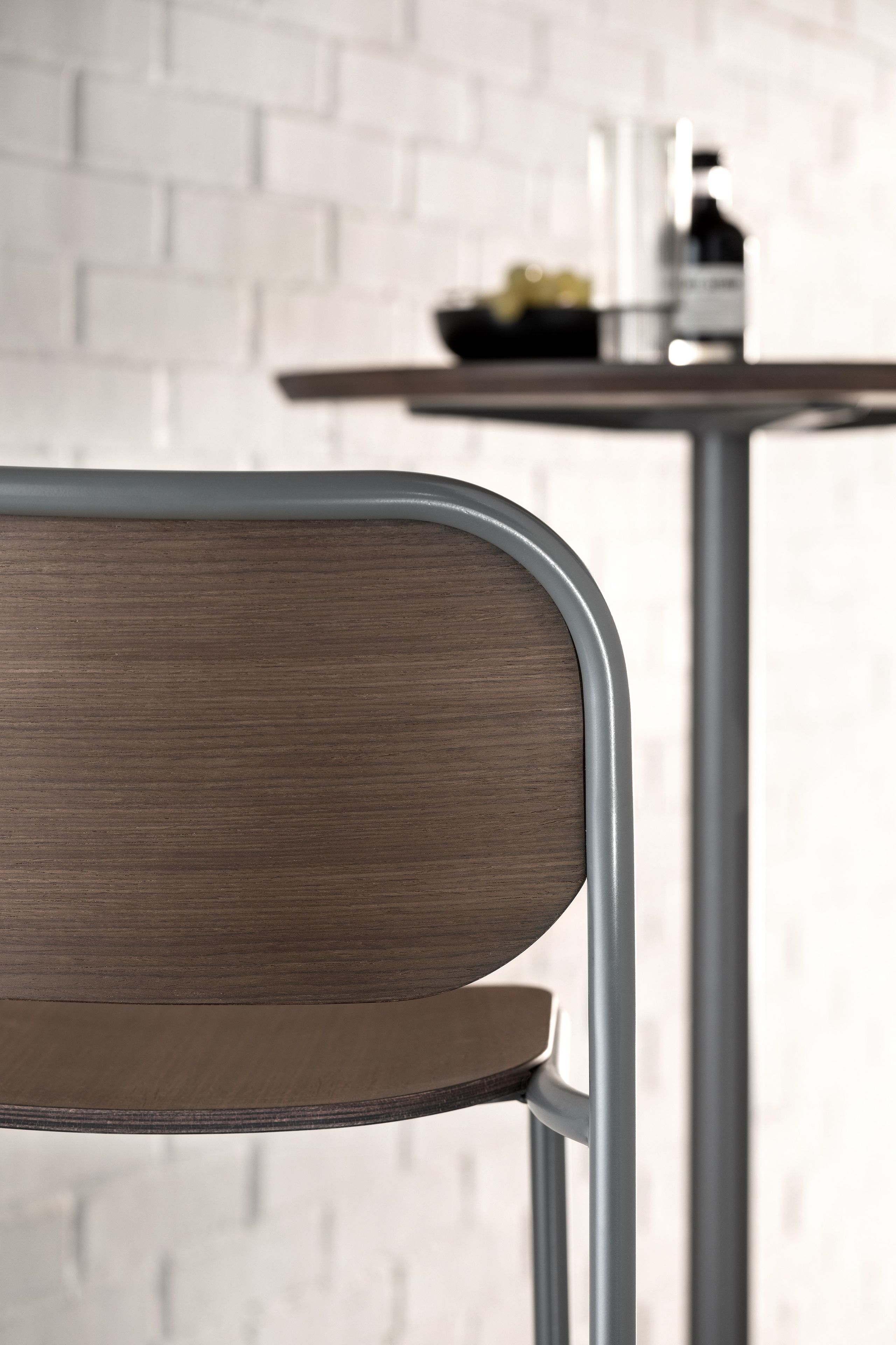 Высокий деревянный стул со спинкой TrabA' Metis ARCH-00132933 - Вид №8