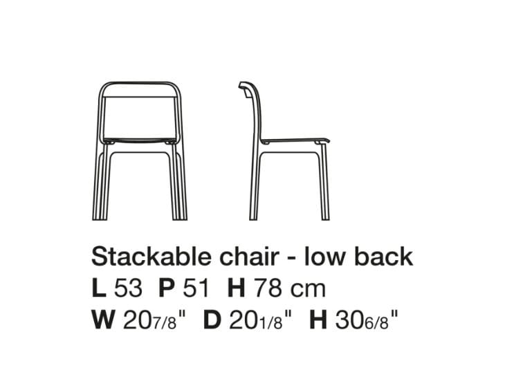Штабелируемый стул из ясеня Kristalia Contorna ARCH-00135863 - Вид №10