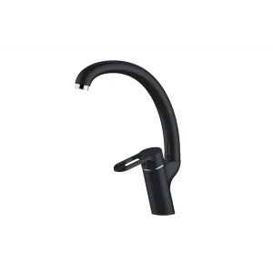 Смеситель кухонный Voda ММ519В Mars высота 22 см цвет черный