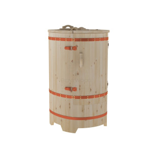 1634 Фитобочка прямая "Стандарт" натуральный, фурнитура 007 Alyarus