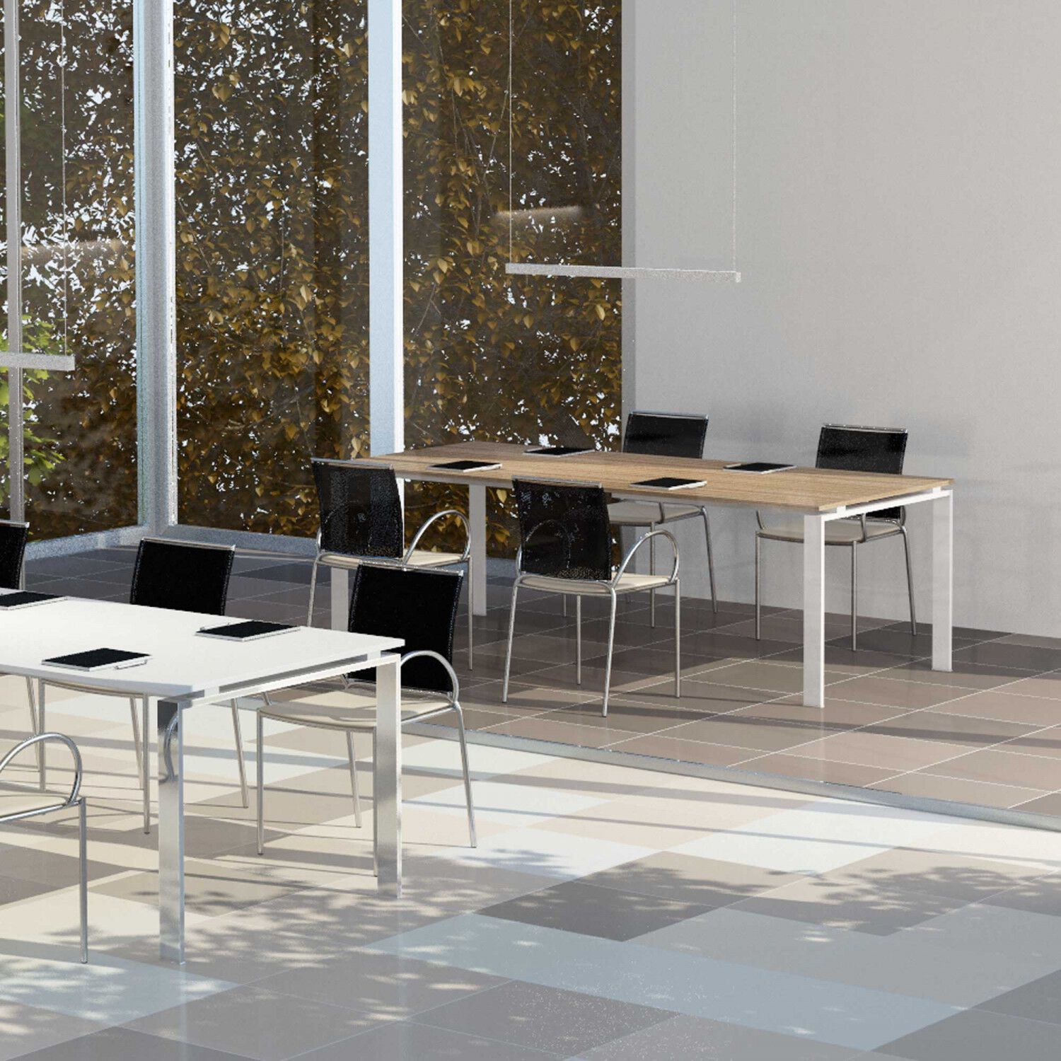 Квадратный стол для встреч CUF Milano Doria ARCH-00139692 - Вид №4