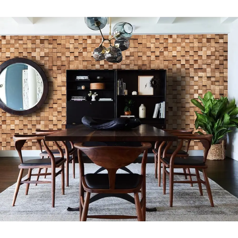 3D мозаика на сетке рельефная Дуб 0.09 м² Santreyd STLM-2101159 - Вид №5