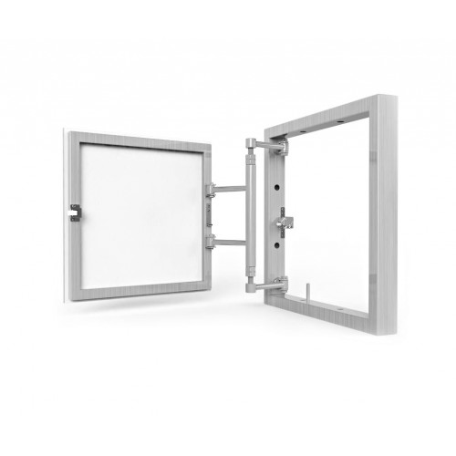 Алюминиевый люк под плитку, распашной, нажимной с регулировкой 500Х500 ВОЗРОЖДЕНИЕ sun-id-1025109 - Вид №3