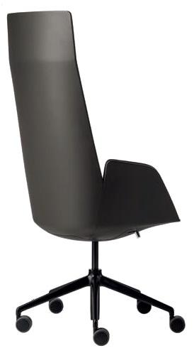 Poltrona Frau Кресло руководителя в коже с 5 спицами на колесах L'ufficio - poltrone ufficio sun-id-1480742 - Вид №1