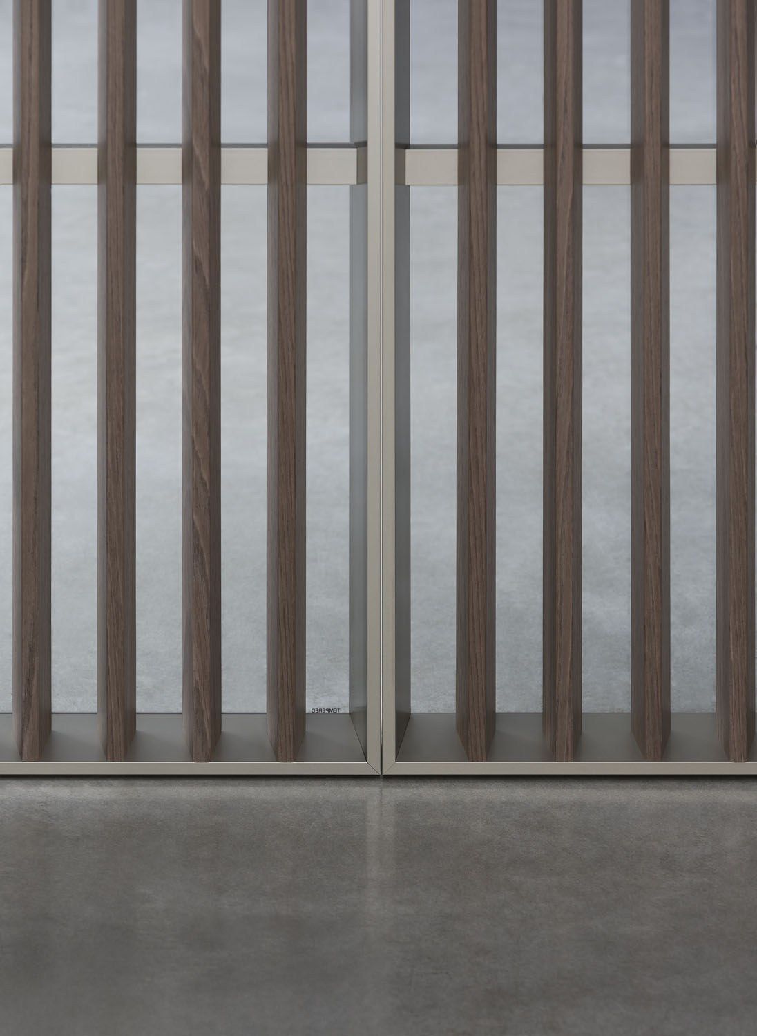 Алюминиевая и стеклянная дверь Lualdi раздвижные и поворотные системы из стекла ARCH-00050345 - Вид №7