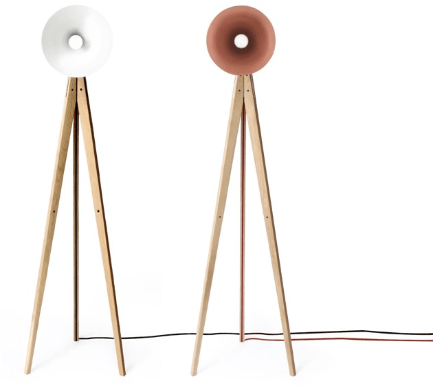 Askia Торшер из алюминия и дуба Light tale 2.fl01.mok - Вид №5