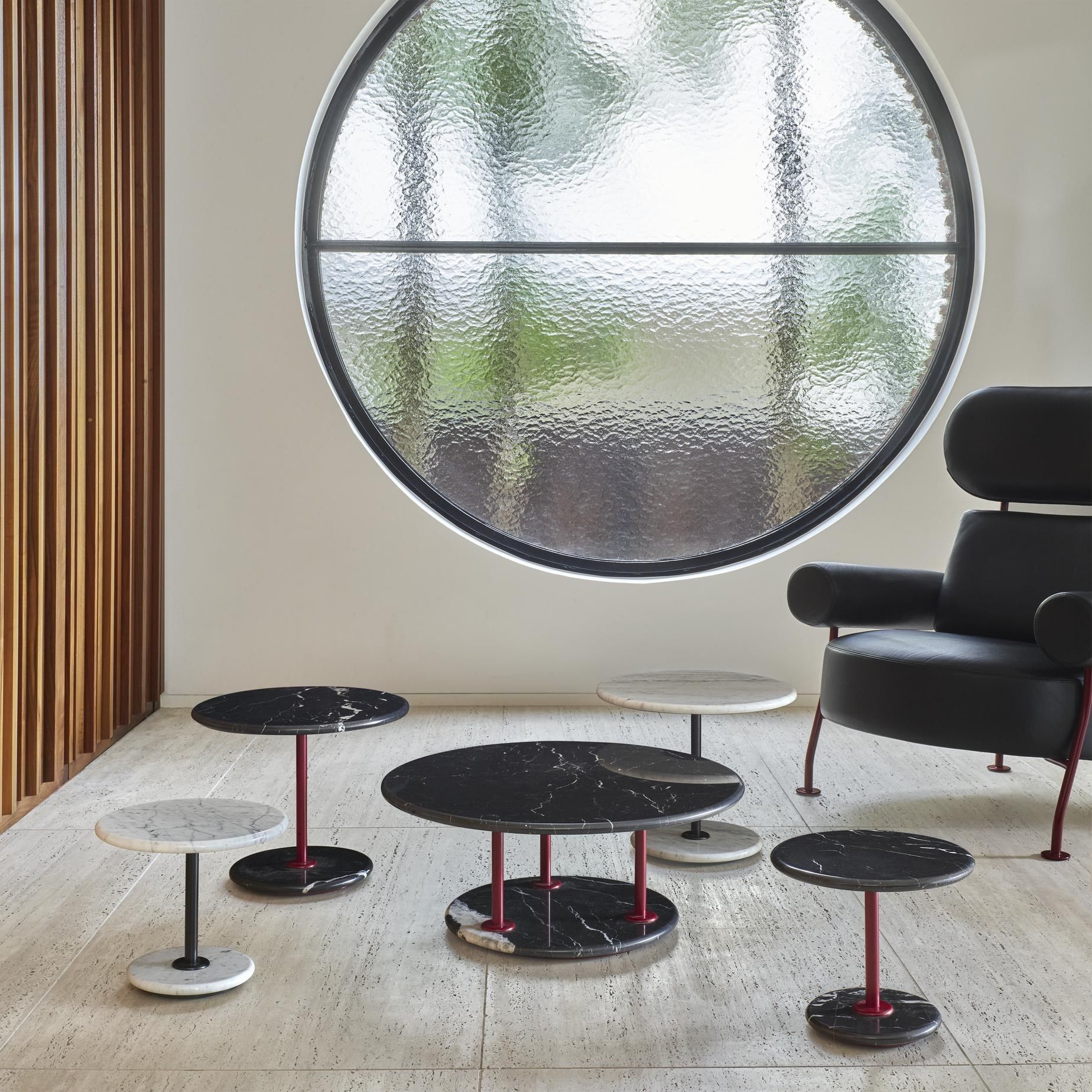 Мраморный круглый низкий журнальный столик Ligne Roset Astair ARCH-00135765 - Вид №2