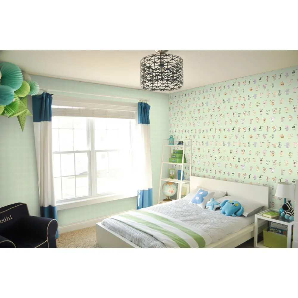 Обои на Eco основе для детской Школа 0.53х10 м цвет зелёный VS983053 Victoria Stenova STLM-2084970 - Вид №2