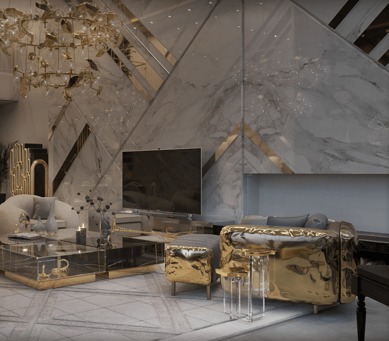 0-064 Приставной столик Monet gold  Boca Do Lobo  - Вид №18