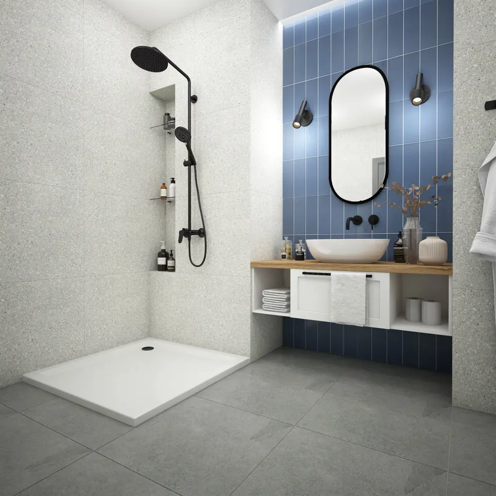 Душевой поддон METAKAM Apart квадратный 100x100 см с антискользящим покрытием 89386661 STLM-1391154 - Вид №3