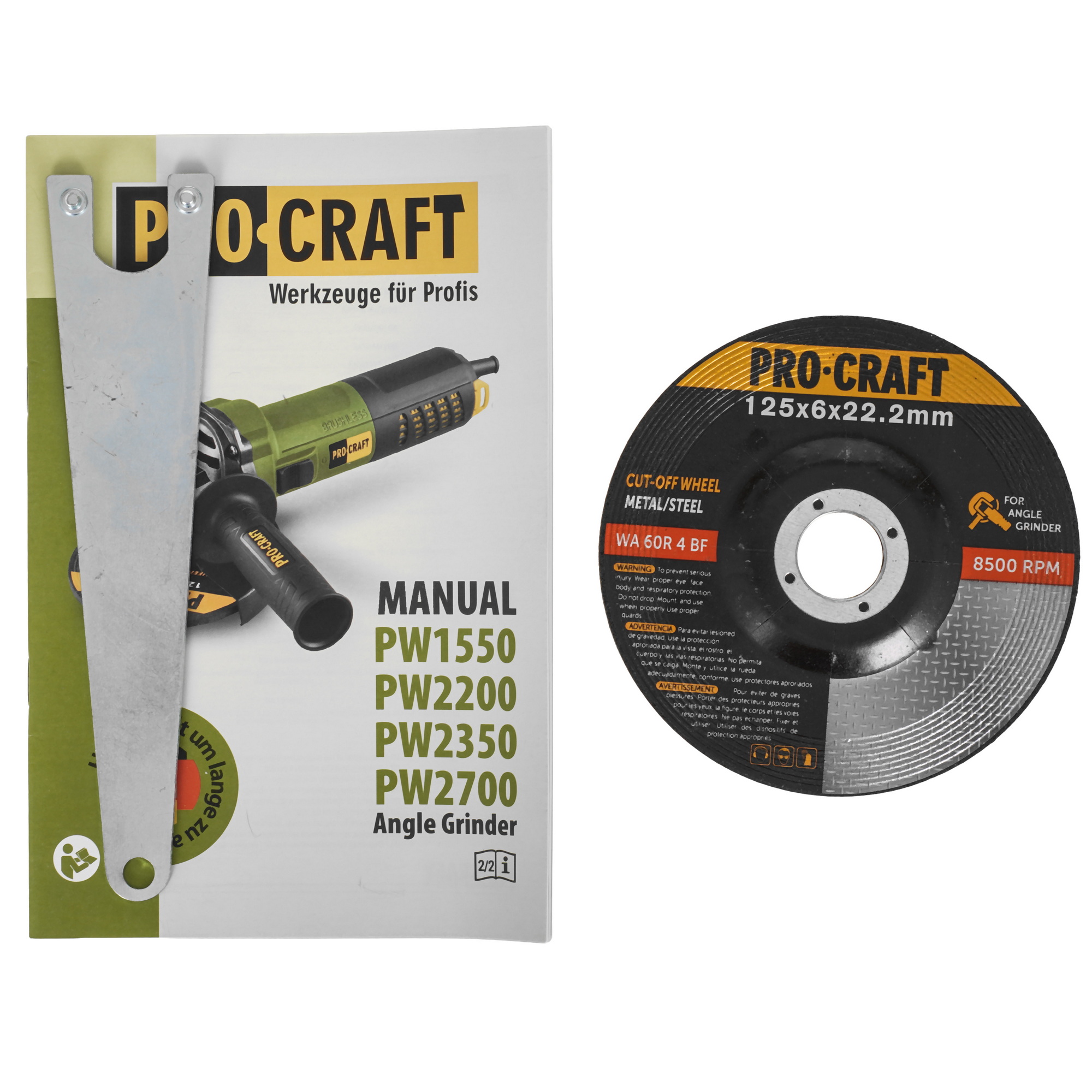 Углошлифовальная машина (УШМ) Procraft PW2200 9277883 STDN-0108660 - Вид №6