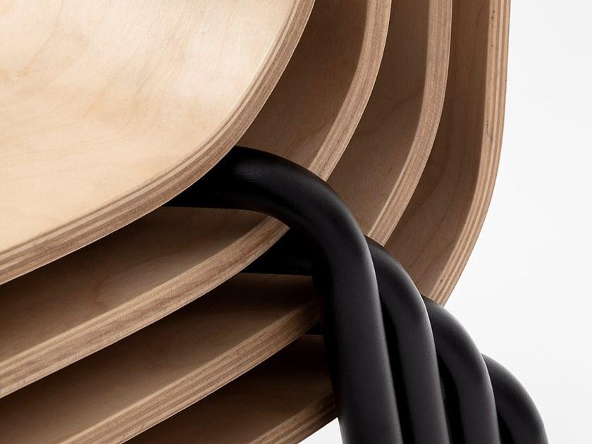 Mara Стул для конференций штабелируемый из бука с подлокотниками  3250l  - Вид №4