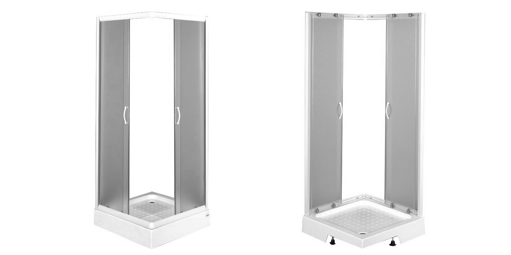 Душевой уголок Aquanet AQ8 90x90, узорчатое стекло 181646 - Вид №1