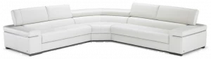 Natuzzi Угловой кожаный диван с подголовником