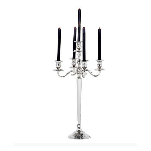 Подсвечник металлический серебристый на 5 свечей Amarillo S от Eichholtz EICHHOLTZ EICHHOLTZ 060385 Серебро  - Вид №1