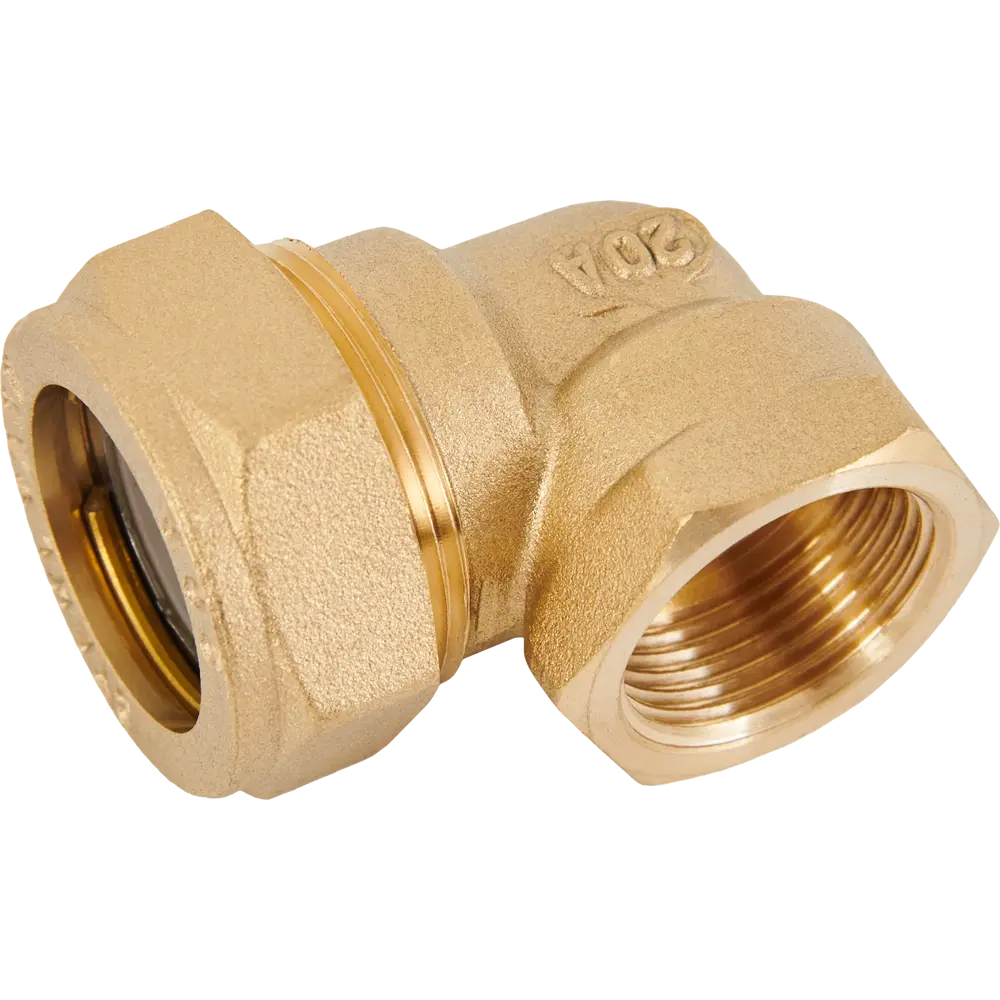 Обжимной угольник Stahlmann 90° для гофрированных труб 3/4"x20 мм 84754804 STLM-0054597