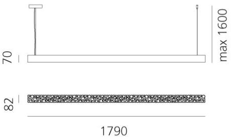 Светодиодный подвесной светильник из технополимера Calipso Santreyd sun-id-1495081 - Вид №9