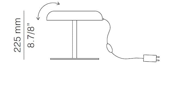 Регулируемая светодиодная настольная лампа In Stock Estiluz ARCH-00083312 - Вид №3