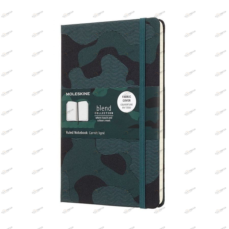 Блокнот Moleskine Limited Edition BLEND LGH Large, линейка, камуфляж 1028742